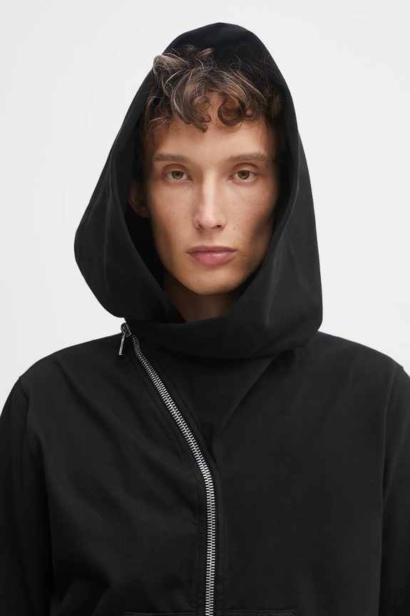 Rick Owens DRKSHDW cotton sweatshirt Mountain black DU02E7286.RIG