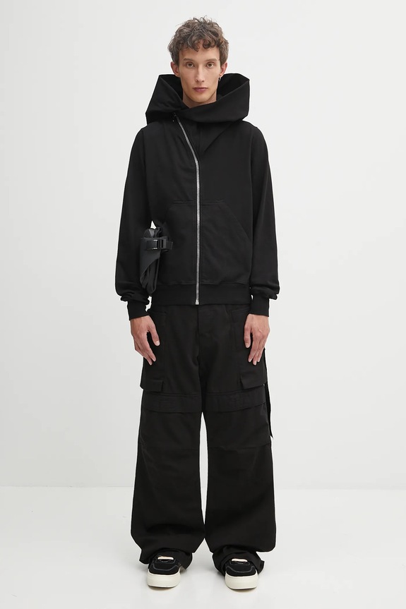 Rick Owens DRKSHDW cotton sweatshirt Mountain DU02E7286.RIG black