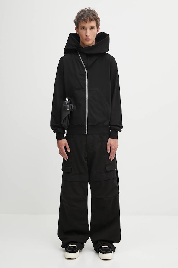 Rick Owens DRKSHDW cotton sweatshirt Mountain DU02E7286.RIG black