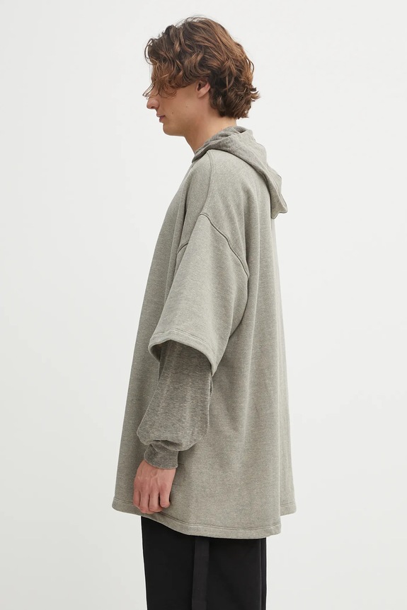 Rick Owens DRKSHDW bluza Tommy Hustler DU02E7271.FGMJGM szary AW25