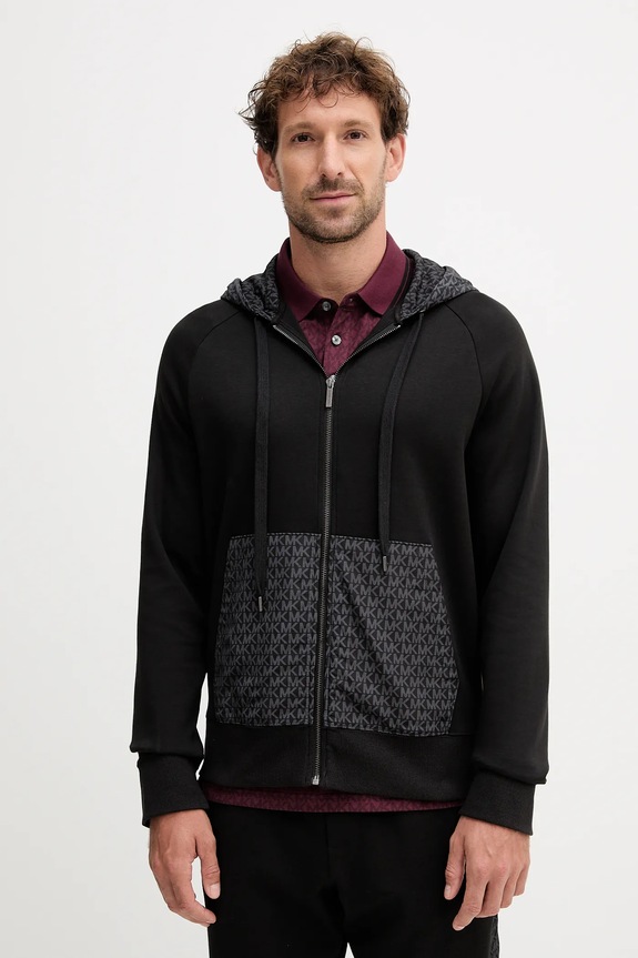Mikina Michael Kors nášivka čierna CF552Q55MF