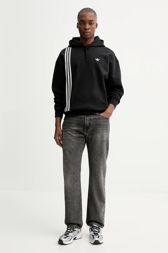 adidas Originals bluza Front ST JV9879 czarny AW25