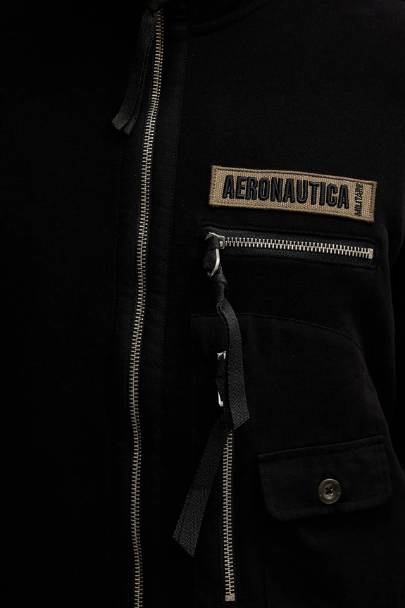 Mikina Aeronautica Militare FE2069UF00668 černá