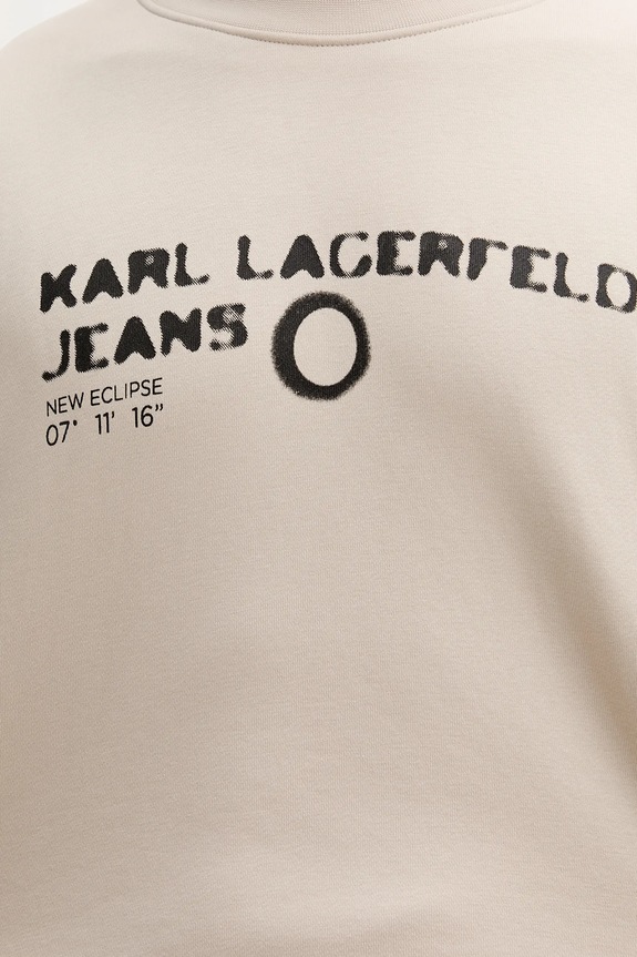 Μπλούζα Karl Lagerfeld Jeans A4M20019 μπεζ