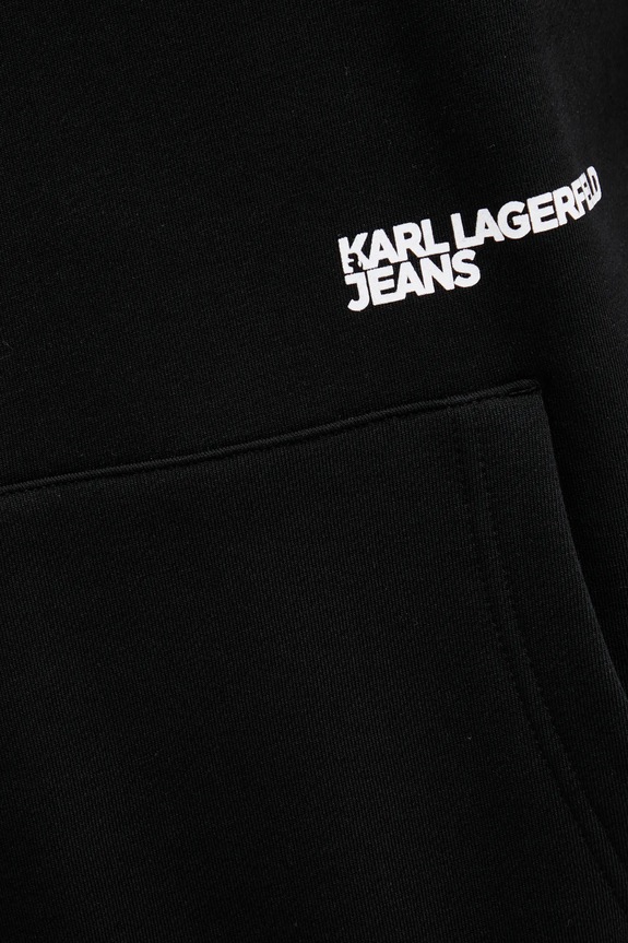 Μπλούζα Karl Lagerfeld Jeans μαύρο A4M20022