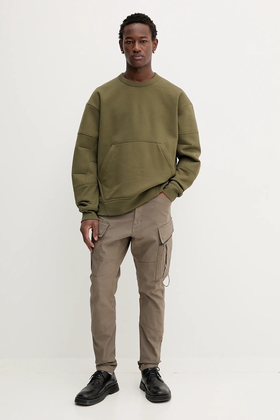 G-Star bluză Constructed loose D27088.D733 verde AW25