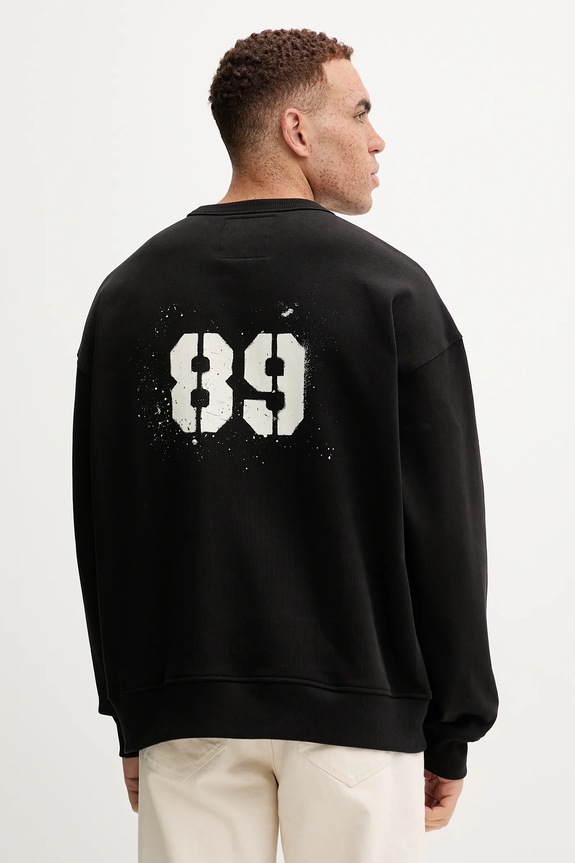 Oblečenie Bavlnená mikina G-Star Sprayed 89 D27096.E124 čierna