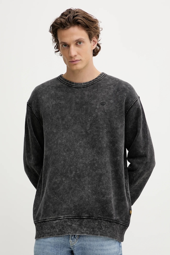 G-Star bluză Washed uni gri D27082.D575