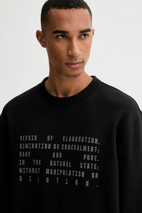 G-Star hanorac de bumbac Text graphic negru D27094.E209