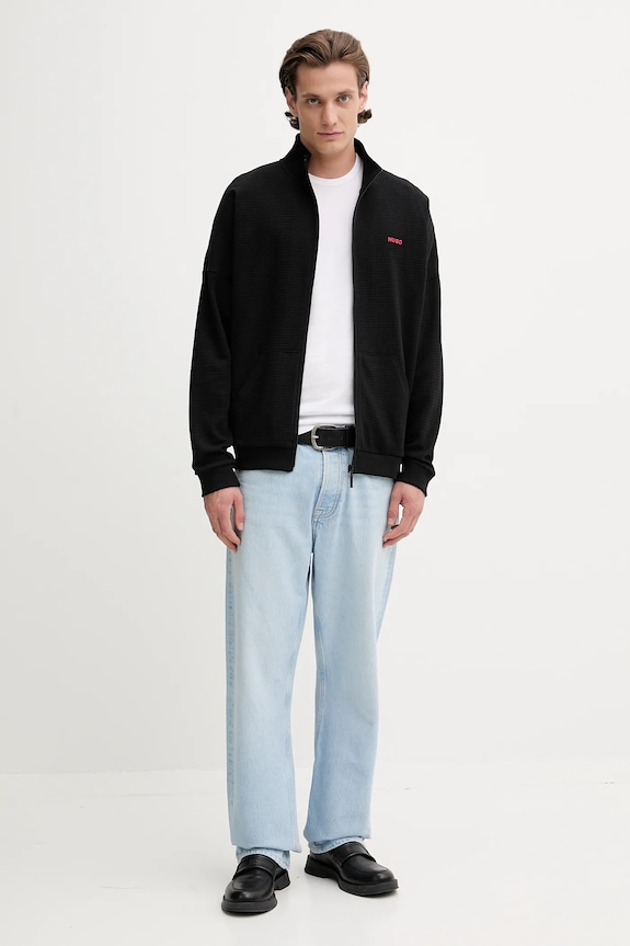 HUGO felső 50556966 fekete SS26