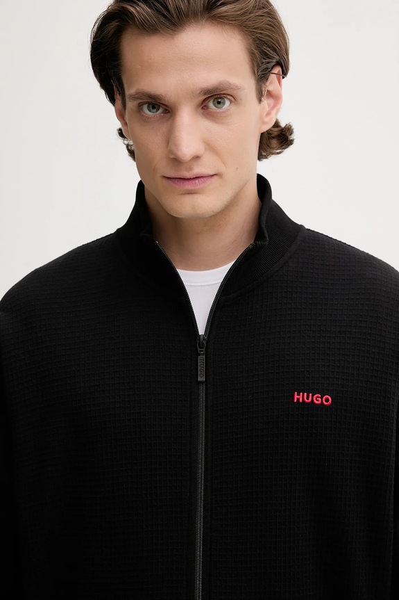 HUGO felpa AUSTIN ZIP JACKET 50556966 nero
