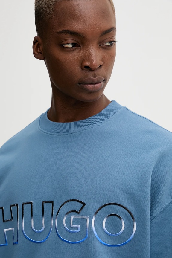 Hugo Blue pamut melegítőfelső kék 50549148