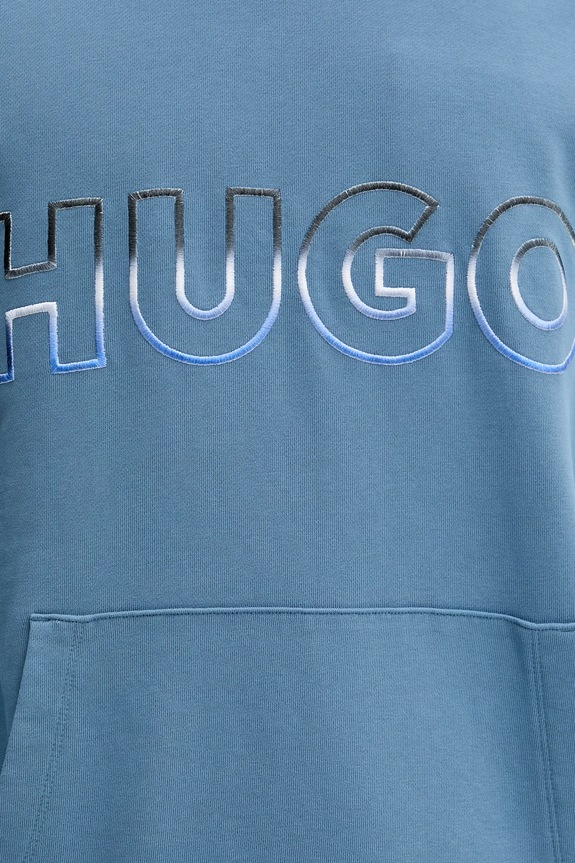 Bavlnená mikina Hugo Blue Nogudi 50549151 modrá
