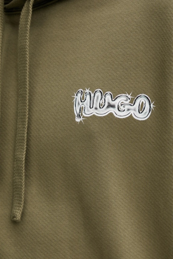 Hugo Blue pamut melegítőfelső 50549212 zöld