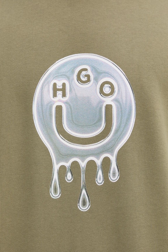 Hugo Blue bluza bawełniana Newirex 50549213 zielony