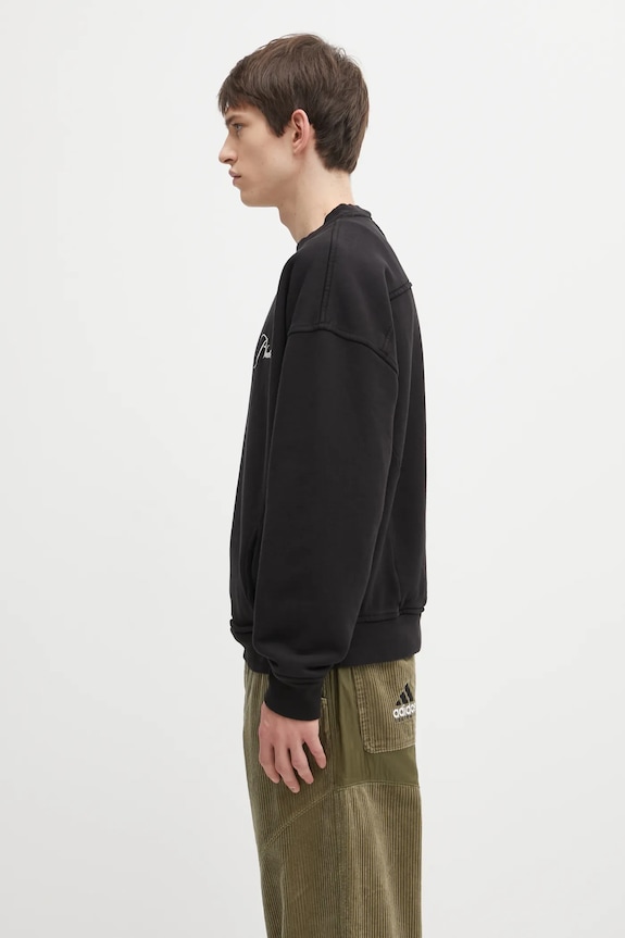 Bavlněná mikina RHUDE Classique RHFW25ST06012 černá AW25