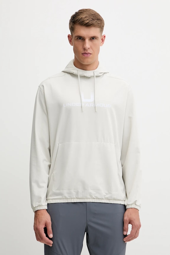 Dukserica Under Armour Unstoppable s kapuljačom siva 6003864