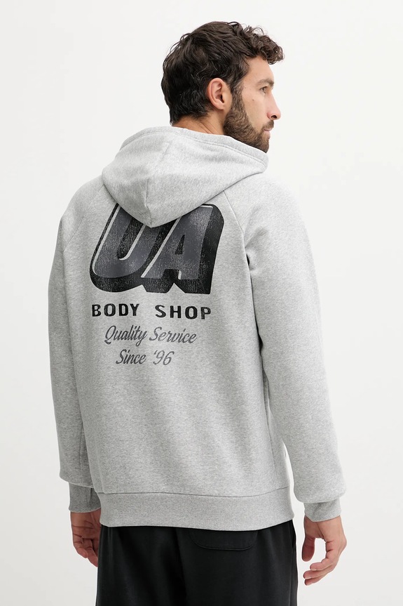 Μπλούζα Under Armour Rival με κουκούλα γκρί 6003955