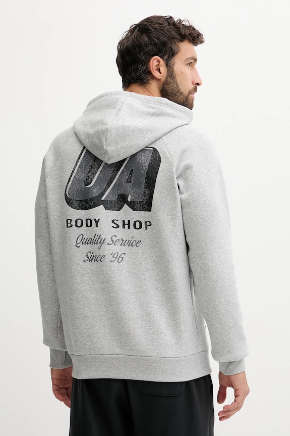 Μπλούζα Under Armour Rival με κουκούλα γκρί 6003955