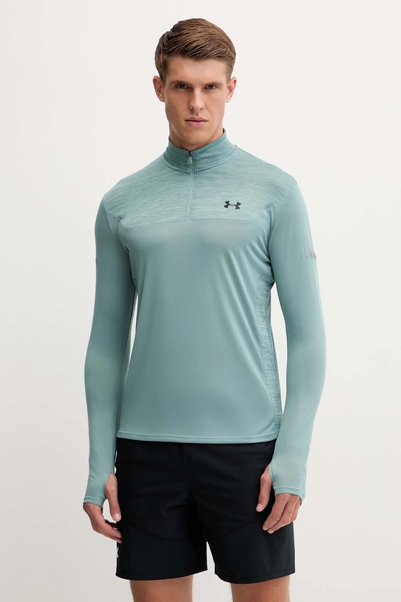 Under Armour μπλούζα ανδρική UA Tech Utility χωρίς κουκούλα τιρκουάζ 6004963