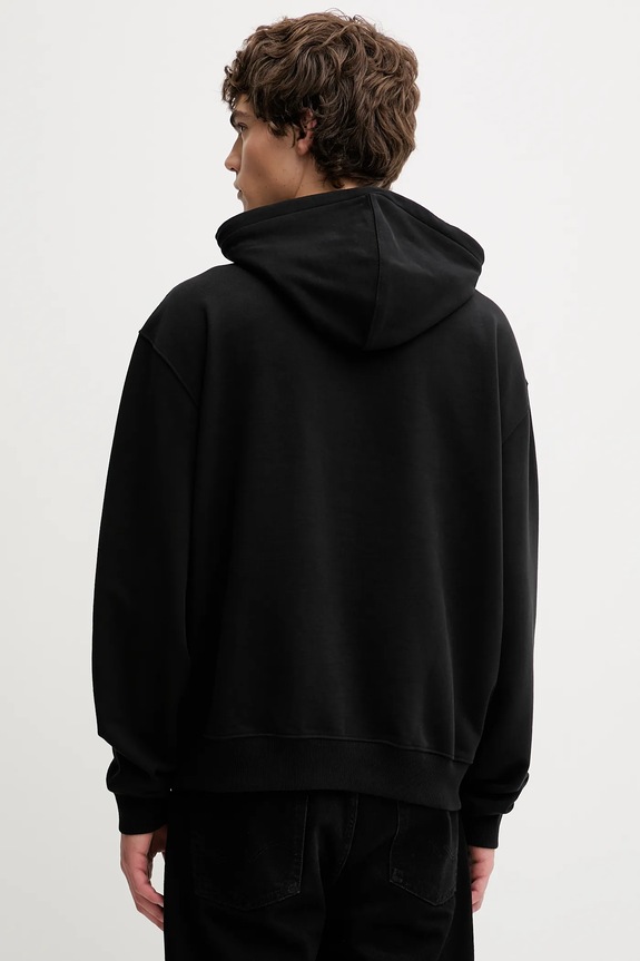 Oblečenie Bavlnená mikina AllSaints MILO M009ND čierna