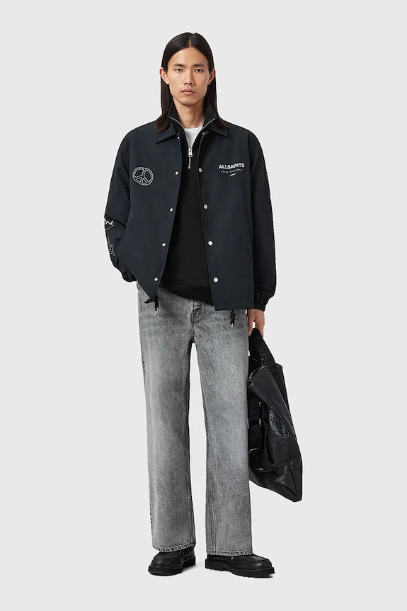 Βαμβακερή μπλούζα AllSaints UNDERGROUND M042NB