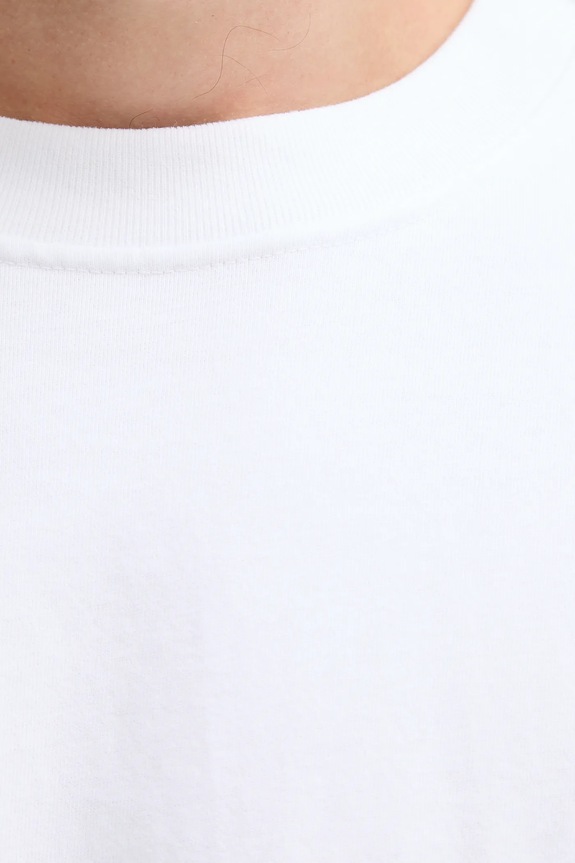 Abercrombie & Fitch longsleeve bawełniany KI124.5555.100 biały