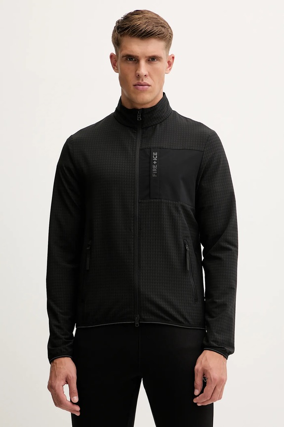 BOGNER Fire+Ice bluză ALRIC print negru 84108880