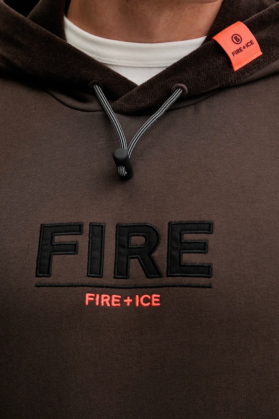 Bavlnená mikina BOGNER Fire+Ice KRISTAN 84318517 hnedá