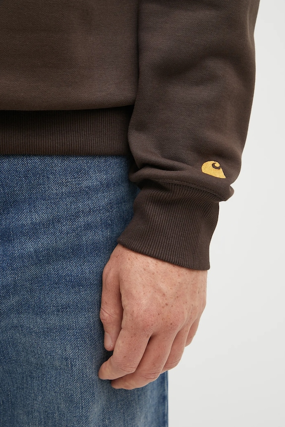 Carhartt WIP sweatshirt Chase Sweat brown I033660.00WXX