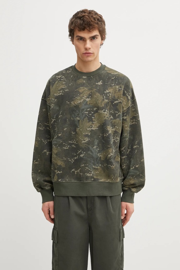 Carhartt WIP cotton sweatshirt Benton Sweat other green I035436.38TGD
