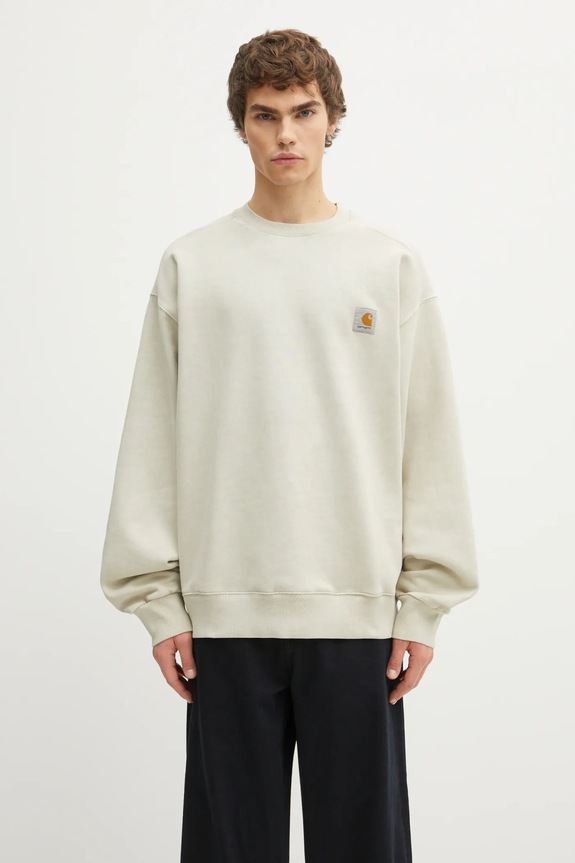 Carhartt WIP cotton sweatshirt Vista Sweat cotton beige I029522.2LPGD