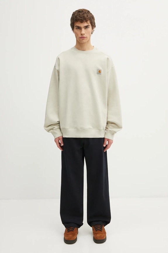 Carhartt WIP cotton sweatshirt Vista Sweat I029522.2LPGD beige