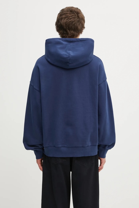 Clothing Carhartt WIP cotton sweatshirt Hooded Benton Sweat I034589.VQGD blue