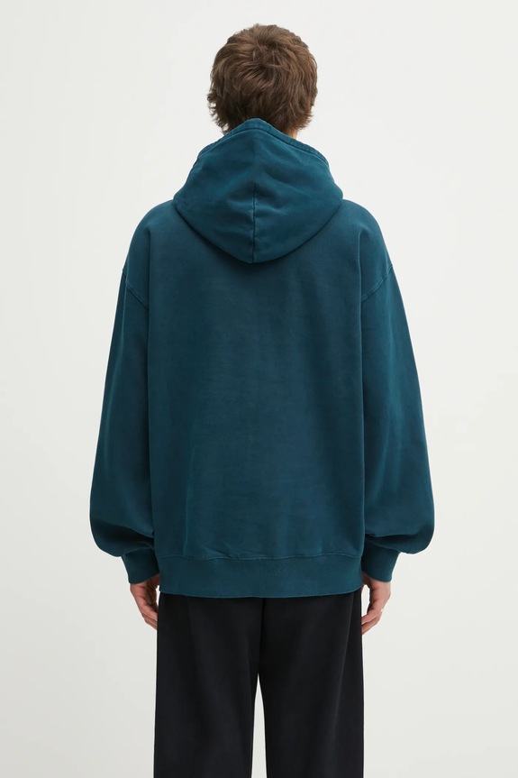 Clothing Carhartt WIP cotton sweatshirt Hooded Vista Sweat I029523.0AUGD turquoise
