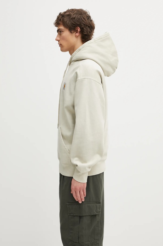 Carhartt WIP cotton sweatshirt Hooded Vista Sweat I029523.2LPGD beige AW25