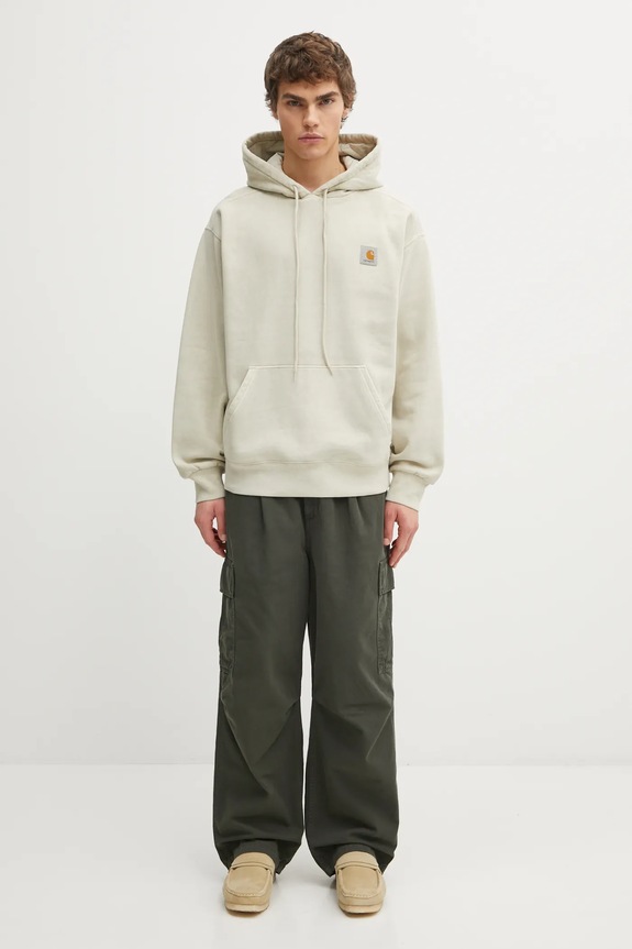 Carhartt WIP cotton sweatshirt Hooded Vista Sweat I029523.2LPGD beige