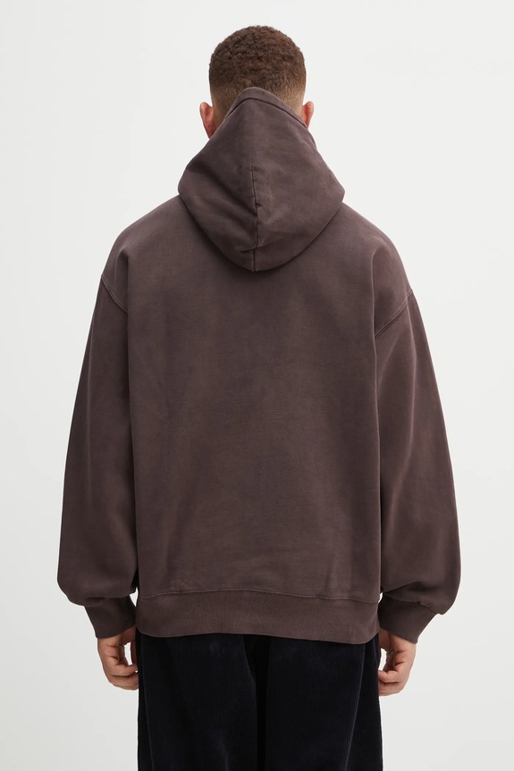 Clothing Carhartt WIP cotton sweatshirt Hooded Vista Sweat I029523.33HGD brown