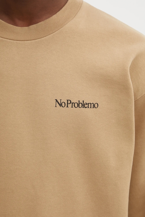 No Problemo hanorac de bumbac Mini Problemo bej NP2000904