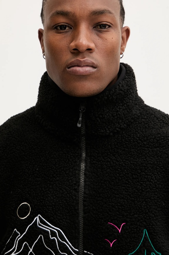 Φλις μπουφάν Picture Hafdals Embro μαύρο MSW0493