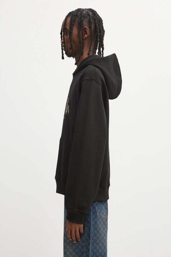 Bavlněná mikina Daily Paper Light Cycle Hoodie 2521100 černá AW25