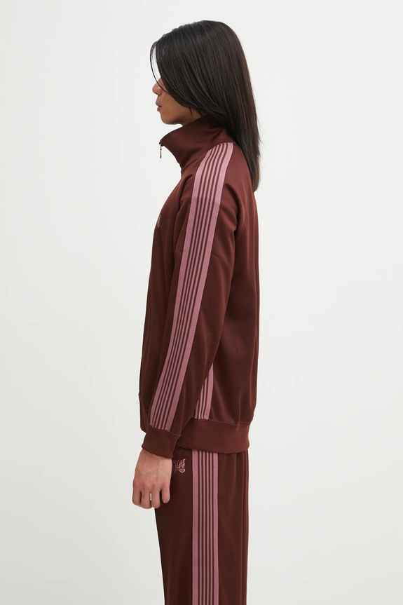 Суичър Needles Track Jacket RW314 кафяв AW25