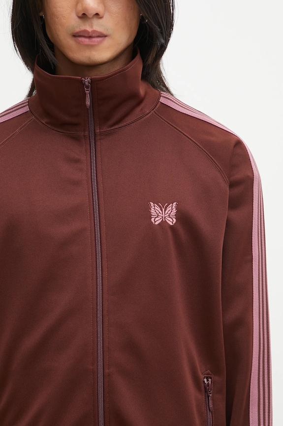 Суичър Needles Track Jacket кафяв RW314