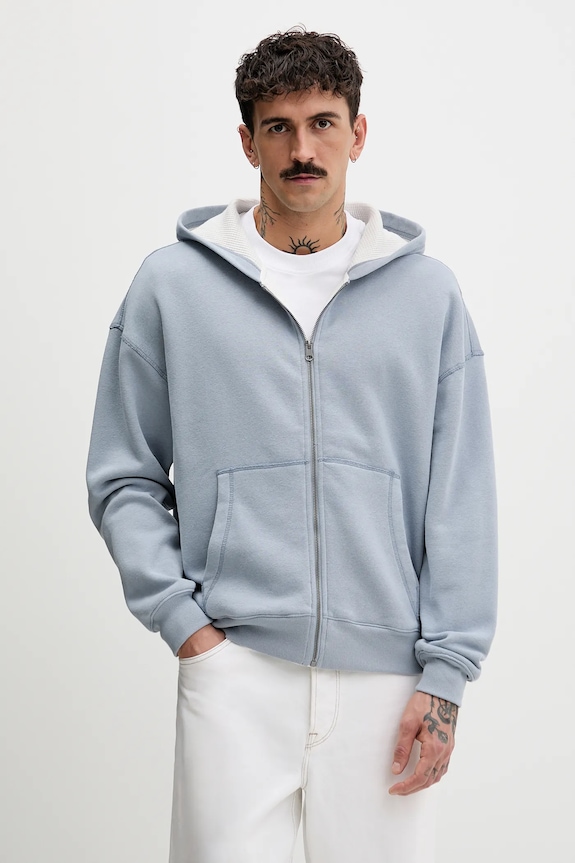 Μπλούζα Hollister Co. με κουκούλα μπλε KI322.5279.210