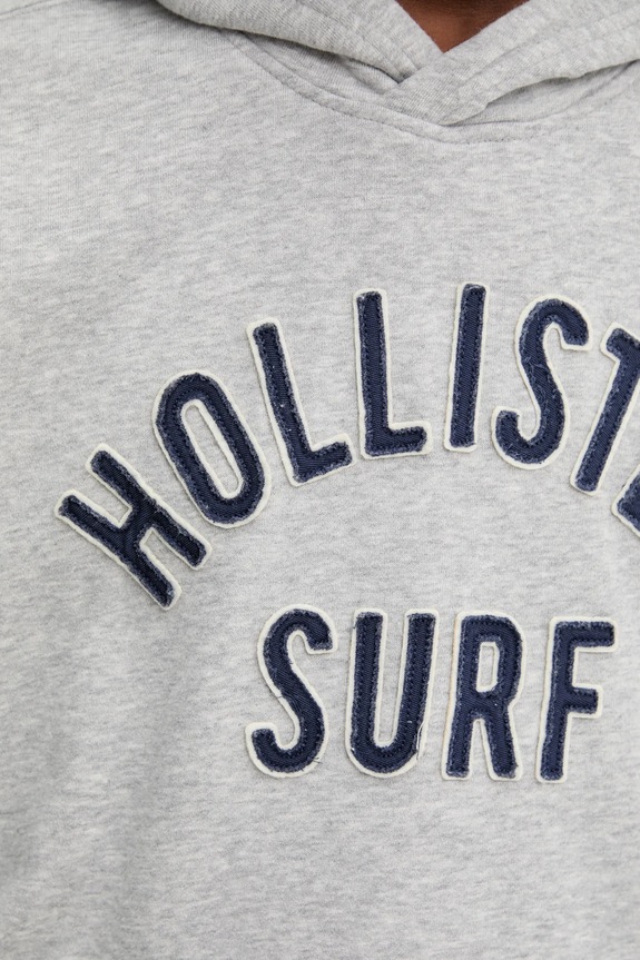 Mikina Hollister Co. KI322.5388.122 sivá