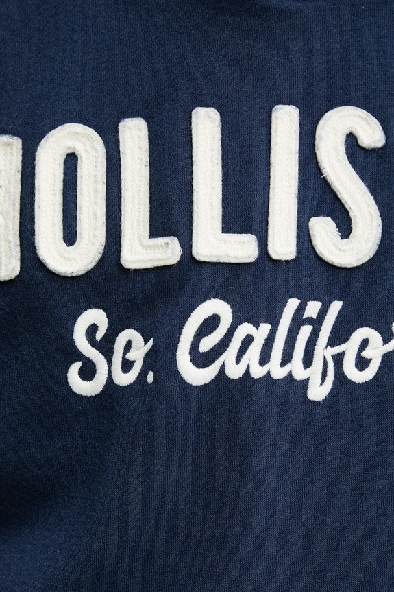 Mikina Hollister Co. KI322.5388.200 tmavomodrá