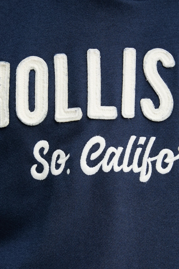 Mikina Hollister Co. KI322.5388.200 tmavomodrá