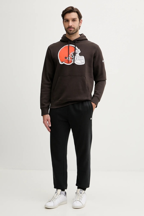 Nike bluză Club Logo Hoodie NKDK.2DI.9I.N09 maro AW25
