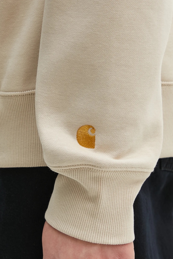 Mikina Carhartt WIP Hooded Chase béžová I033661.38AXX