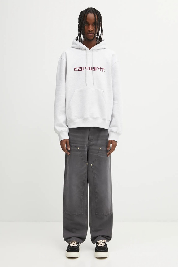 Carhartt WIP hooded sweatshirt Carhartt I030547.38HXX gray